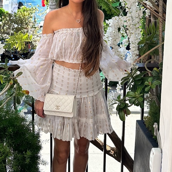 Sunday st tropez white metallic set one size - Picture 6 of 7